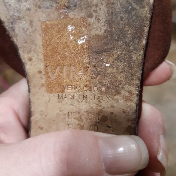 Vince Women's Nina D'Orsay Suede Flats. Made in Italy. - Picture 10 of 10